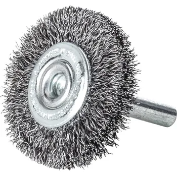 Drátěný kartáč MILWAUKEE Ocelový kotoučový kartáč, CR, S6mm, 50x11mm, drát 0.3, 3ks