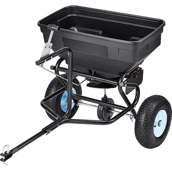 Rozmetadlo Vevor Rozmetadlo 130lbs, 13 in kola, 30 nastavení, 9.8 ft šířka na semena