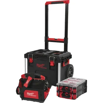 MILWAUKEE Sada boxu, tašky a organizéru PACKOUT™ SET 1, 4ks