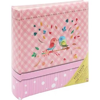 Fotoalbum Fotoalbum PINK BIRDS pro 200 fotografií 10x15 cm