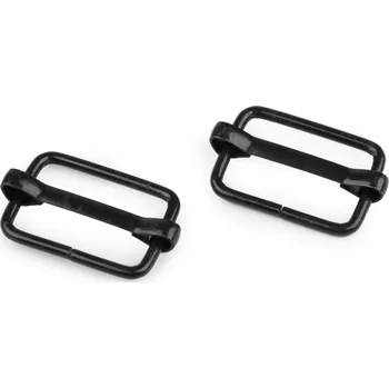 Posunovač na popruhy šíře 20 mm, barva 7 černý lak