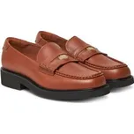 Tommy Hilfiger Mokasíny Crest Squarish Toe Penny Loafer FW0FW08633 Hnědá 41