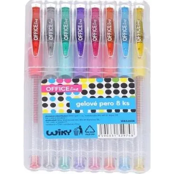 Gelové pero sada 8 ks