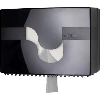 Zásobník na dvě konvenční role toaletního papíru CELTEX Megamini černý