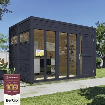 Zahradní domek Dřevěný zahradní domek Bertilo Cubo 3 Office antracit 336 x 234 cm