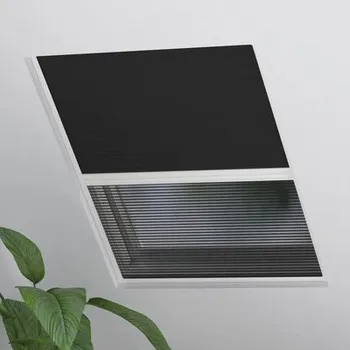 Síť proti hmyzu Plisé síť proti hmyzu na střešní okno SOLUNA černá 80x120 cm