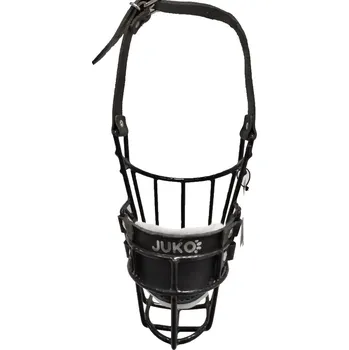 Náhubek pro psa Náhubek černý/kůže anglický bulteriér - fena