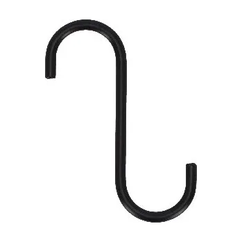 Věšák Háček S závěsný, černá, 8x10cm|Esschert Design