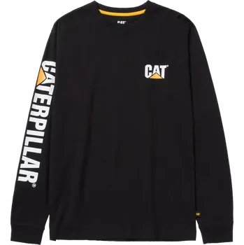 Pánské oblečení Caterpillar CAT LSB tričko s dlouhým rukávem black
