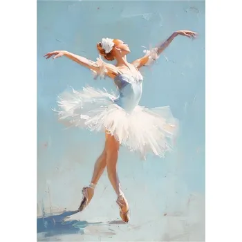 Obraz Obraz na plátně Grace, 100 × 70 cm, ručně malovaný&nbsp;CA-18721