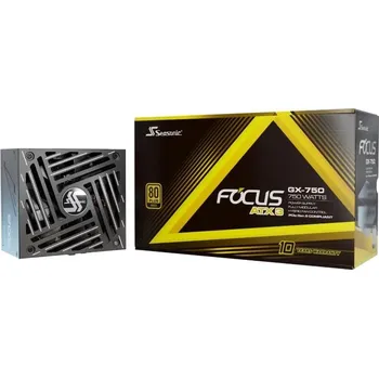 Počítačový zdroj SEASONIC zdroj 750W Focus GX-750, 80+ GOLD, ATX 3.1, PCIe 5.1 FOCUS-GX-750-V4