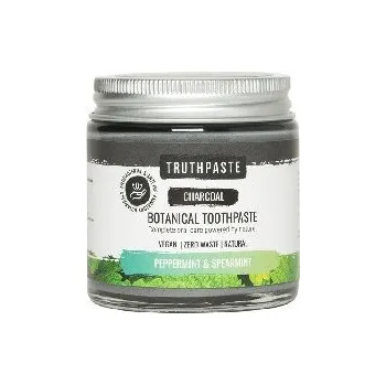 Ústní voda Truthpaste Charcoal přírodní minerální zubní pasta s aktivním uhlím máta 100 ml