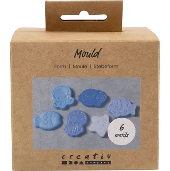 creativ company Plastová forma na odlévání - moře 6 ks