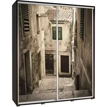 Šatní skříň Skříň Penelopa 155 cm ulička