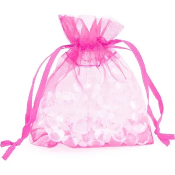 Dárková taška Organzový sáček 15x23cm Fuchsiový