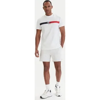 Pánská móda Tommy Jeans T-Shirt DM0DM22539 Bílá Regular Fit 3XL