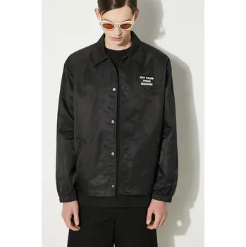 Dámská casual bunda Košilová bunda Drôle de Monsieur La Veste Slogan, S, černá, 99X