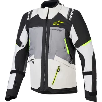 Moto bunda Moto bunda ALPINESTARS ANDES V4 DRYSTAR, (tmavě šedá/světle šedá/černá/žlutá fluo) 2026