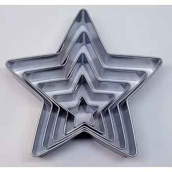 Vykrajovátko Dortisimo Sada vykrajovátek Hvězda zaoblená (5 ks)