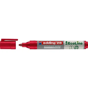 Edding 28 EcoLine na bílé tabule, červený