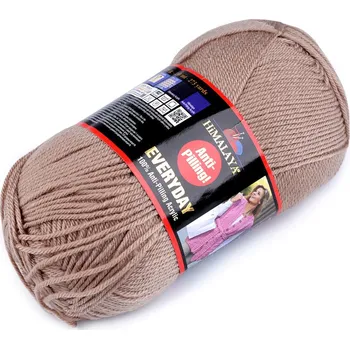 Galanterie Pletací příze Everyday 100 g, barva 16 (70021) bronzově hnědá