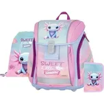 Oxybag PREMIUM LIGHT - školní set Axolotl 3 ks: aktovka, penál, sáček