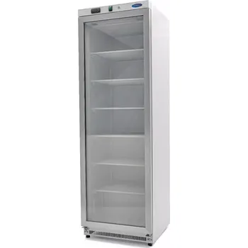 Maxima Mrazicí skříň | s prosklenými, křídlovými dveřmi – 349 l – bílá