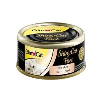 Gimcat ShinyCat konz. filet v kuřecím vývaru 70g