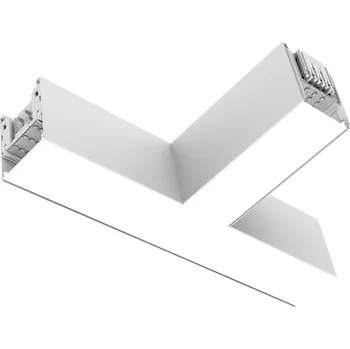 Lampička The Light Group SLC LED rohový modul Click T, AC, připojení vpravo, bílý bílá LED 14 W celkem - Doprava zdarma