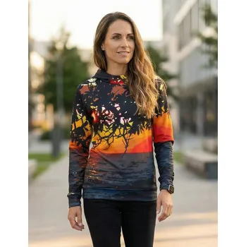 Dámská mikina Dámská funkční mikina premium ALTISPORT VOJ/ALW030MI01 ORANŽOVÁ XS