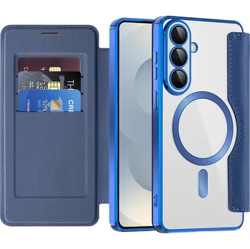 Pouzdro na mobilní telefon Techsuit - Pouzdro SmartMag Book - Samsung Galaxy S26 Plus - modré