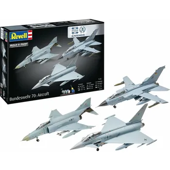 Plastikový model Revell Gift-Set - Platikový model letadla 70 Years Bundeswehr: Aircraft