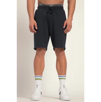 STHUGE, Plus size STHUGE teplákové bermudy, Basic střih, elastický pas, do 8XL pro plnoštíhlé nadměrná velikost, 819643130-1453, modrý, 4XL, Plus size oblečení, Oblečení pro vysoké muže, Nadměrné velikosti, Oblečení pro plnoštíhlé.