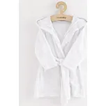 Dětský froté župan New Baby white, vel. 80/86