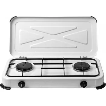 Turistický vařič Dvouplotýnkový přenosný plynový vařič bez tepelné pojistky Flame 2