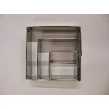 Vykrajovátko Dortisimo Sada vykrajovátek Čtverce (3 ks)