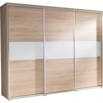 Předsíňová stěna Skříň Florencja 277 cm Dub Sonoma/Bílý