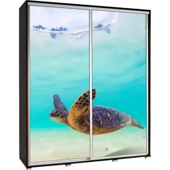 Šatní skříň Skříň Penelopa 155 cm želva 2