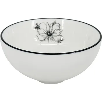 by inspire Miska Alba Dash Bloom, ⌀ 15 cm, černá kytka