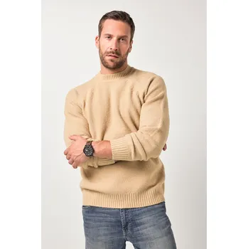 Dámský svetr JP1880, Plus size Svetr JP1880, strukturovaný úplet, dlouhé raglánové rukávy, do 7XL pro plnoštíhlé nadměrná velikost, 844566310-1452, zelený, 3XL, Plus size oblečení, Oblečení pro vysoké muže, Nadměrné velikosti, Oblečení pro plnoštíhlé.