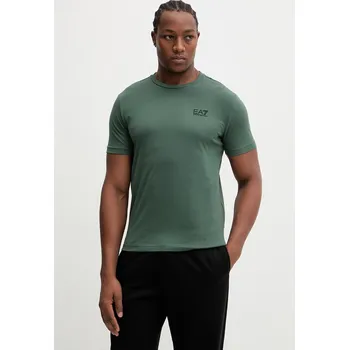 Bavlněné tričko EA7 Emporio Armani PJVPZ.8NPT25 zelená 79X, vel. XL
