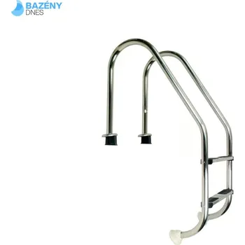 Žebřík nerez Standard s pouzdrem 2 stupňový, AISI 304