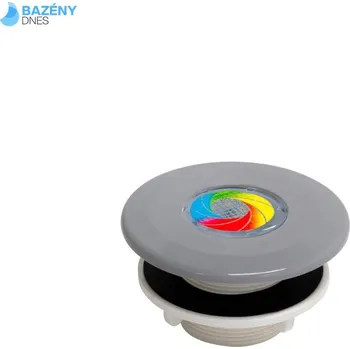 MINI Tube - - tryska VA (Světle šedá RAL7004) - 9LED RGB, 8, 2W - pro předvyrobené bazény
