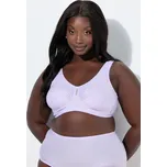 Ulla Popken, Plus size Odlehčující podprsenka, bez kostic, s přívěškem, košíčky C-G pro plnoštíhlé nadměrná velikost, 658495818-1139, nachový, 120G, Nadměrné velikosti, Plus size oblečení, Oblečení pro boubelky, Oblečení pro baculky, Oblečení pro plnoštíh