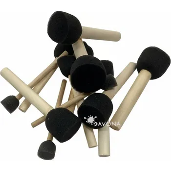 Umělecký štětec creativ company Štětce pěnové tupovací v sadě 12 ks