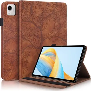 Pouzdro na tablet VSECHNONAMOBIL 109890 ART TREE Zaklápěcí pouzdro pro Honor Pad X9a hnědé