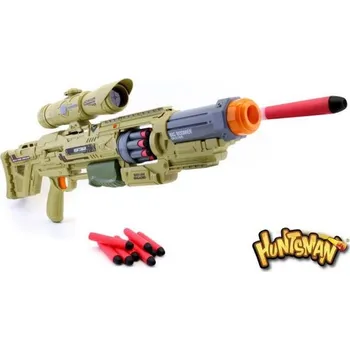 Dětská zbraň Puška Big Boomer Huntsman 77cm + 16nábojů