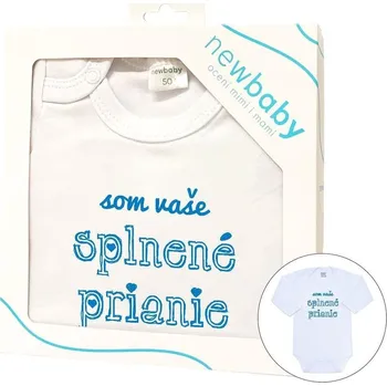 NEW BABY - Body - Som vaše splnené prianie, (12-18m)