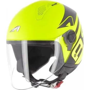 Motodoplněk Moto přilba ASTONE MINIJET LINK fluo žlutá MCF_12727