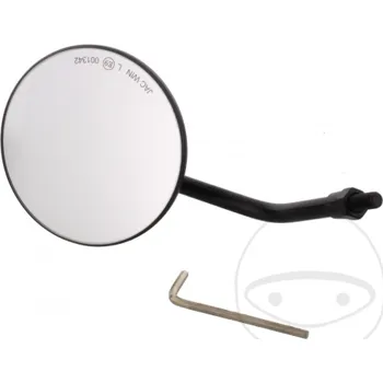 Zrcátko pro motocykl Univerzální zpětné zrcátko JMP ZR 0406 černý levý nebo pravý 2H217182